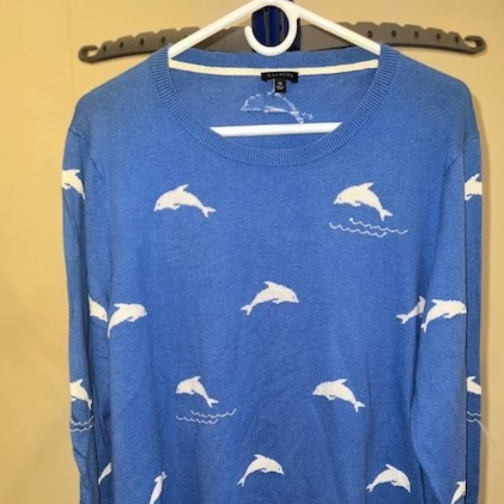 Misses Talbots 3/4 Sleeve Dolphin Sweater. Size Xl
